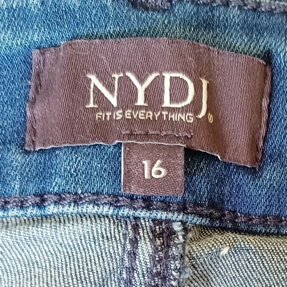 NYDJ Marilyn Lift Tuck High Rise Jeans Classic Western Normcore Preppy 16 - Picture 3 of 5